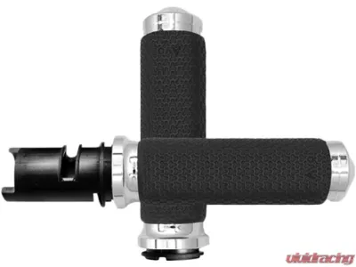 Avon Grips Memory Foam Medium Chrome Twist Grip - MF-63A-CH-F24