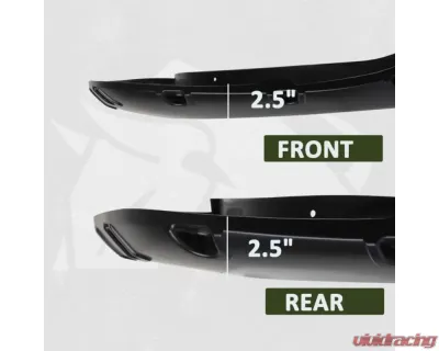 Bulken Offroad Matte Black Rivet Style Fender Flares GMC C10 | Chevrolet C/K 1500 1988-1998 - BKN-14818029