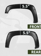 Bulken Offroad Matte Black Rivet Style Fender Flares GMC C10 | Chevrolet C/K 1500 1988-1998                                     - BKN-14818029 - Image 6