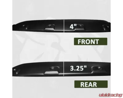 Bulken Offroad Matte Black Rivet Style Fender Flares Chevrolet Silverado 1500 | 2500HD | 3500HD 2007-2013 - BKN-14818241