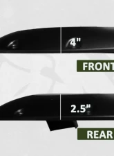 Bulken Offroad Matte Black Rivet Style Fender Flares Chevrolet Silverado 1500 Short Bed Fleetside 2007-2013                                     - BKN-14818264 - Image 5