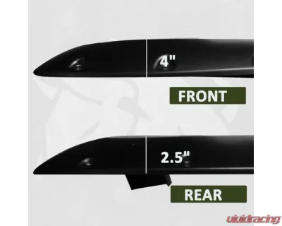 Bulken Offroad Matte Black Rivet Style Fender Flares Chevrolet Silverado 1500 Short Bed Fleetside 2007-2013 - BKN-14818264