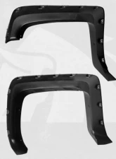 Bulken Offroad Matte Black Rivet Style Fender Flares Chevrolet Silverado 2500HD | 3500HD 2014-2018                                     - BKN-14818645 - Image 4