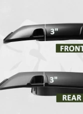 Bulken Offroad Matte Black Rivet Style Fender Flares Chevrolet Silverado 2500HD | 3500HD 2014-2018                                     - BKN-14818645 - Image 5