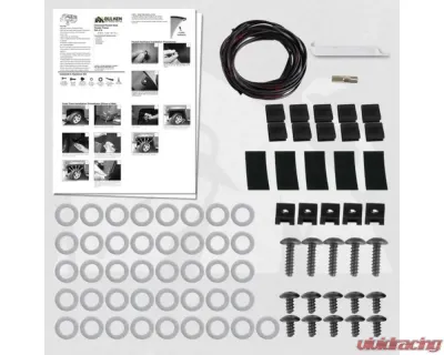 Bulken Offroad Matte Black Rivet Style Fender Flares Chevrolet Silverado 2500HD | 3500HD Short Bed 2014-2018 - BKN-14818702