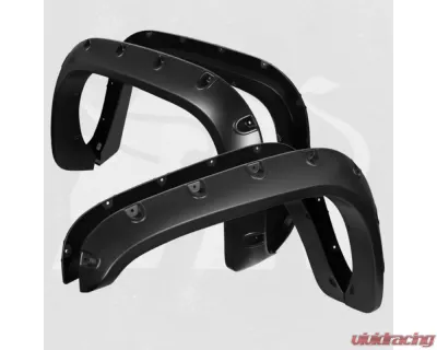 Bulken Offroad Matte Black Rivet Style Fender Flares Dodge RAM 1500| 2500 | 3500 1994-2001 - BKN-14824008