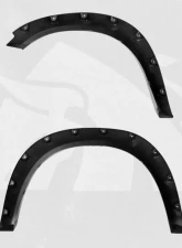Bulken Offroad Matte Black Rivet Style Fender Flares Dodge RAM 1500 Fleetside 2009-2018                                     - BKN-14824302 - Image 4