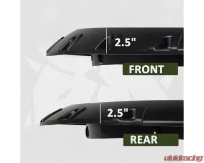 Bulken Offroad Matte Black Rivet Style Fender Flares Dodge RAM 1500 Fleetside 2009-2018 - BKN-14824302