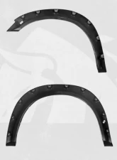 Bulken Offroad Matte Black Rivet Style Fender Flares Dodge RAM 2500 | 3500 2010-2017                                     - BKN-14824413 - Image 4