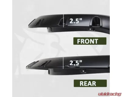 Bulken Offroad Matte Black Rivet Style Fender Flares Dodge RAM 2500 | 3500 2010-2017 - BKN-14824413