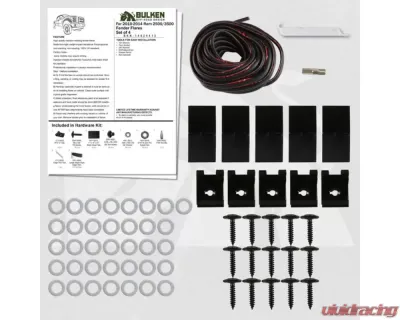 Bulken Offroad Matte Black Rivet Style Fender Flares Dodge RAM 2500 | 3500 2010-2017 - BKN-14824413