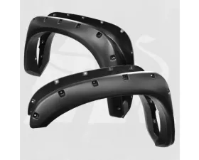 Bulken Offroad Matte Black Rivet Style Fender Flares Dodge RAM 1500 | 2500 | 3500 2002-2009