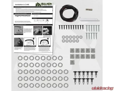 Bulken Offroad Matte Black Rivet Style Fender Flares Dodge RAM 1500 | 2500 | 3500 2002-2009 - BKN-14824749