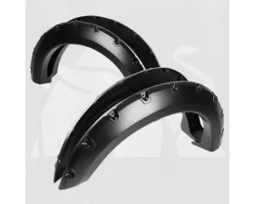 Bulken Offroad Matte Black Rivet Style Fender Flares Ford F-150 Styleside 2004-2008
