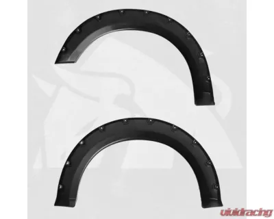 Bulken Offroad Matte Black Rivet Style Fender Flares Ford F-150 Styleside 2004-2008 - BKN-14835125