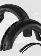 Bulken Offroad Matte Black Rivet Style Fender Flares Ford F-150 Styleside 2009-2014                                     - BKN-14835464 - Image 13