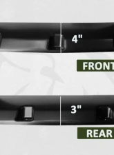 Bulken Offroad Matte Black Rivet Style Fender Flares Ford F-150 Styleside 2009-2014                                     - BKN-14835464 - Image 5