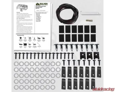 Bulken Offroad Matte Black Rivet Style Fender Flares Ford F-150 Styleside 2009-2014 - BKN-14835464