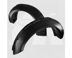 Bulken Offroad Matte Black Rivet Style Fender Flares Ford F-250 | F-350 SuperDuty Styleside 2011-2016