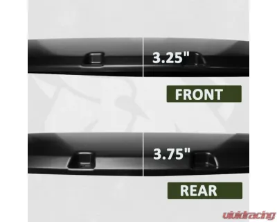 Bulken Offroad Matte Black Rivet Style Fender Flares Ford F-250 | F-350 SuperDuty Styleside 2011-2016 - BKN-14835592
