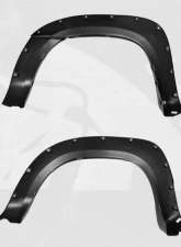 Bulken Offroad Matte Black Rivet Style Fender Flares Toyota Tacoma Bed Fleetside 2005-2011                                     - BKN-14874339 - Image 4