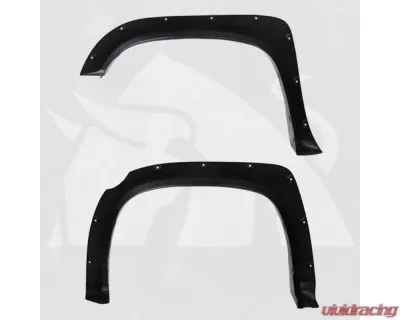 Bulken Offroad Matte Black Rivet Style Fender Flares Toyota Tundra 2014-2018 - BKN-14874822