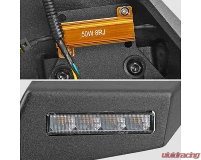Bulken Offroad Front Fender Flares w/ LED Strip Jeep Wrangler | Gladiator X Series 2018-2022 - BKN-17988552