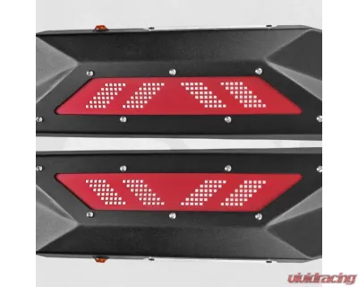 Bulken Offroad Front Fender Flares w/ LED Strip Jeep Wrangler | Gladiator X Series 2018-2022 - BKN-17988552