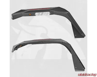 Bulken Offroad Front Fender Flares w/ LED Strip Jeep Wrangler | Gladiator X Series 2018-2022 - BKN-17988552