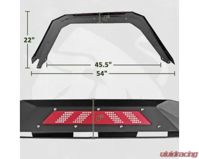 Bulken Offroad Rear Fender Flares Jeep Gladiator X Series 2020-2022 - BKN-18288329