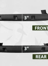 Bulken Offroad Black Rugged Rivet Style Fender Flares Chevrolet Silverado | GMC Sierra 1999-2006                                     - BKN-18618169 - Image 5