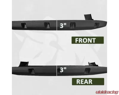 Bulken Offroad Black Rugged Rivet Style Fender Flares Chevrolet Silverado | GMC Sierra 1999-2006 - BKN-18618169
