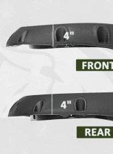 Bulken Offroad Black Rugged Rivet Style Fender Flares Dodge RAM 1500| 2500 | 3500 1994-2001                                     - BKN-18624066 - Image 5