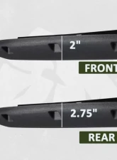 Bulken Offroad Black Rugged Rivet Style Fender Flares Dodge RAM 1500 | 2500 | 3500 2002-2009                                     - BKN-18624235 - Image 5
