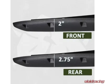 Bulken Offroad Black Rugged Rivet Style Fender Flares Dodge RAM 1500 | 2500 | 3500 2002-2009 - BKN-18624235