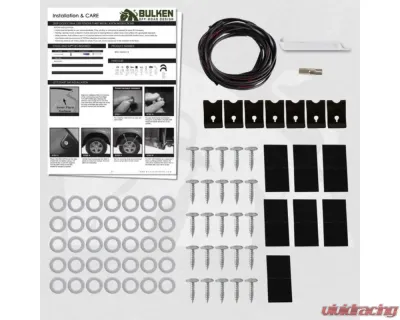 Bulken Offroad Black Rugged Rivet Style Fender Flares Dodge RAM 1500 Fleetside 2009-2018 - BKN-18624714