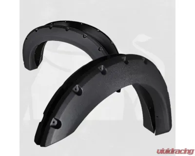 Bulken Offroad Black Rugged Rivet Style Fender Flares Ford F-250 | F-350 SuperDuty 1999-2007 - BKN-18635063