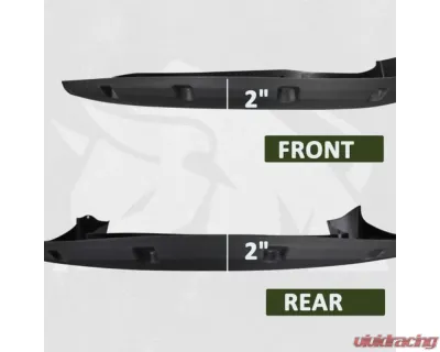 Bulken Offroad Black Rugged Rivet Style Fender Flares Ford F-250 | F-350 SuperDuty 1999-2007 - BKN-18635063