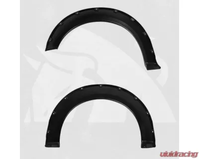 Bulken Offroad Black Rugged Rivet Style Fender Flares Ford F-150 Styleside 2015-2017 - BKN-18635138