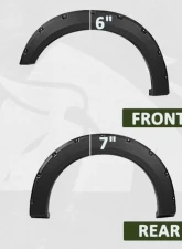 Bulken Offroad Black Rugged Rivet Style Fender Flares Ford F-150 Styleside 2015-2017                                     - BKN-18635138 - Image 6