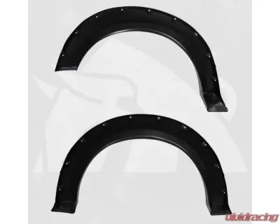 Bulken Offroad Black Rugged Rivet Style Fender Flares Ford F-150 Styleside 2004-2008 - BKN-18635623