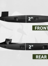 Bulken Offroad Black Rugged Rivet Style Fender Flares Ford F-150 Styleside 2004-2008                                     - BKN-18635623 - Image 5
