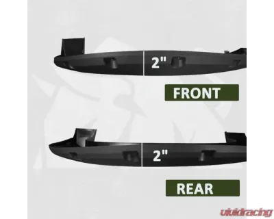 Bulken Offroad Black Rugged Rivet Style Fender Flares Ford F-150 Styleside 2004-2008 - BKN-18635623
