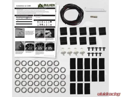 Bulken Offroad Black Rugged Rivet Style Fender Flares Ford F-250 | F-350 SuperDuty Styleside 2011-2016 - BKN-18635962