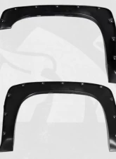Bulken Offroad Matte Black Rivet Style Fender Flares Chevrolet Silverado 1500 2019-2021                                     - BKN-19518962 - Image 4