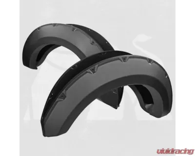 Bulken Offroad Matte Black Rivet Style Fender Flares F-250 | F-350 | F-450 | F-550 SuperDuty 2017-2021 - BKN-19535002