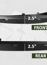 Bulken Offroad Matte Black Rivet Style Fender Flares F-250 | F-350 | F-450 | F-550 SuperDuty 2017-2021                                     - BKN-19535002 - Image 5
