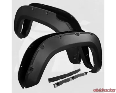 Bulken Offroad Matte Black Rivet Style Fender Flares Toyota Tacoma 2016-2021 - BKN-19574671