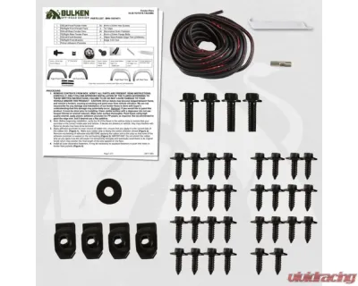 Bulken Offroad Matte Black Rivet Style Fender Flares Toyota Tacoma 2016-2021 - BKN-19574671
