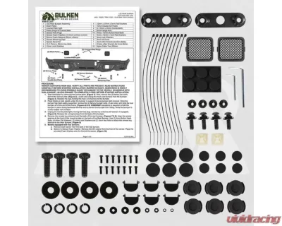 Bulken Offroad Rear Step Bumper Dodge Ram 1500 2019-2021 - BKN-33824736